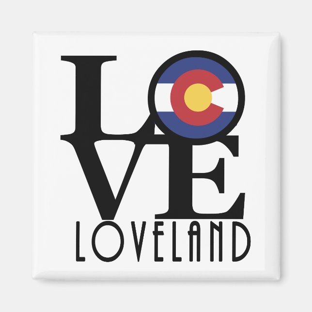 Imán LOVE Loveland Colorado (Frente)