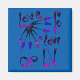 IMÁN LOVE_MODERN_BLUE_SO CUTE