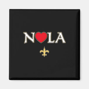 Imán Love Nola New Orleans Fleur De Lis Heart Nola 1