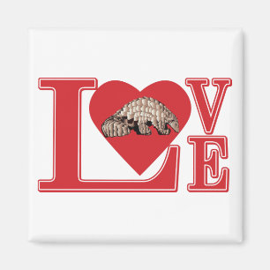 Imán LOVE-Pangolin