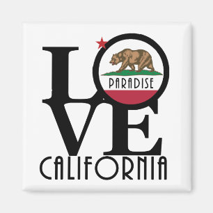 Imán LOVE Paradise California