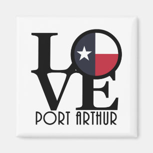 Imán LOVE Port Arthur Texas
