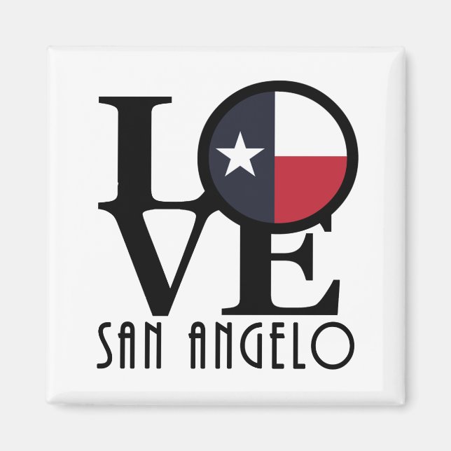 Imán LOVE San Angelo (Frente)