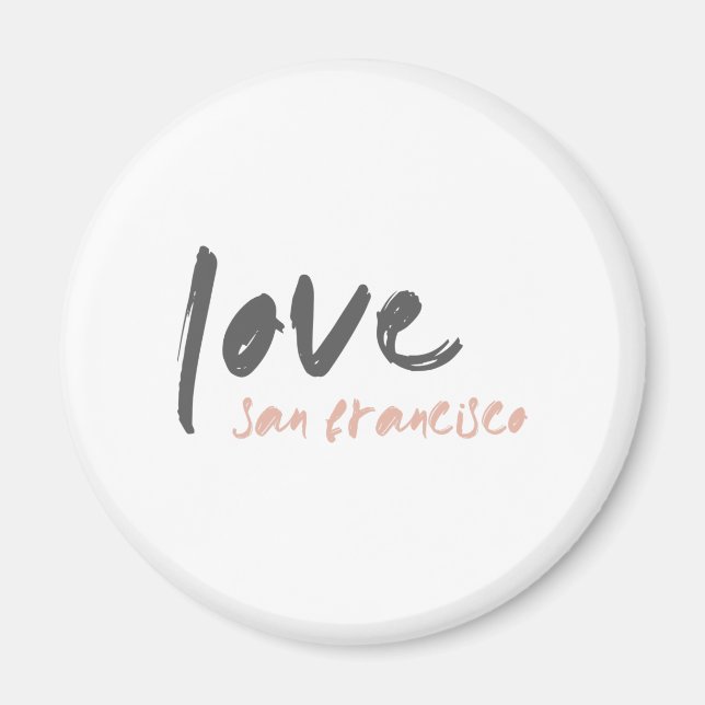 Imán Love San Francisco | California USA City Frisco (Frente)
