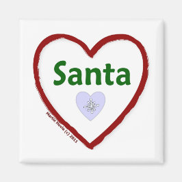 Imán Love Santa