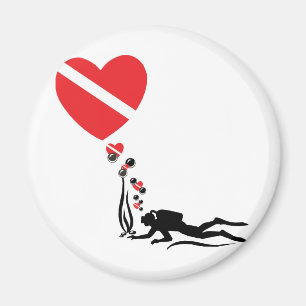 Imán Love SCUBA