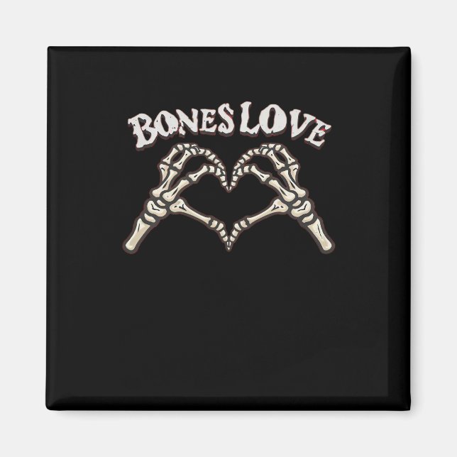 Imán Love Skeleton Hand Classic (Frente)