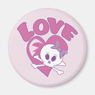 Imán Love Skull