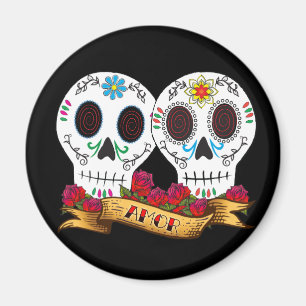Imán Love Skulls Magnet