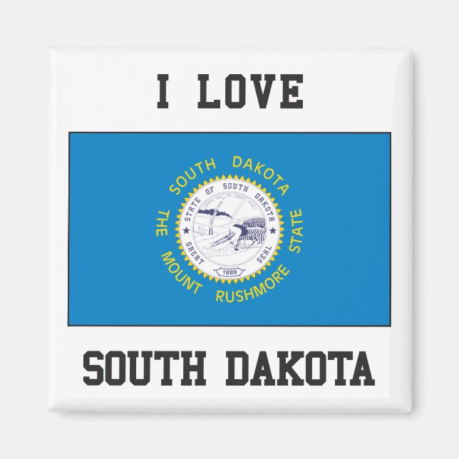 Imán Love South Dakota (Frente)
