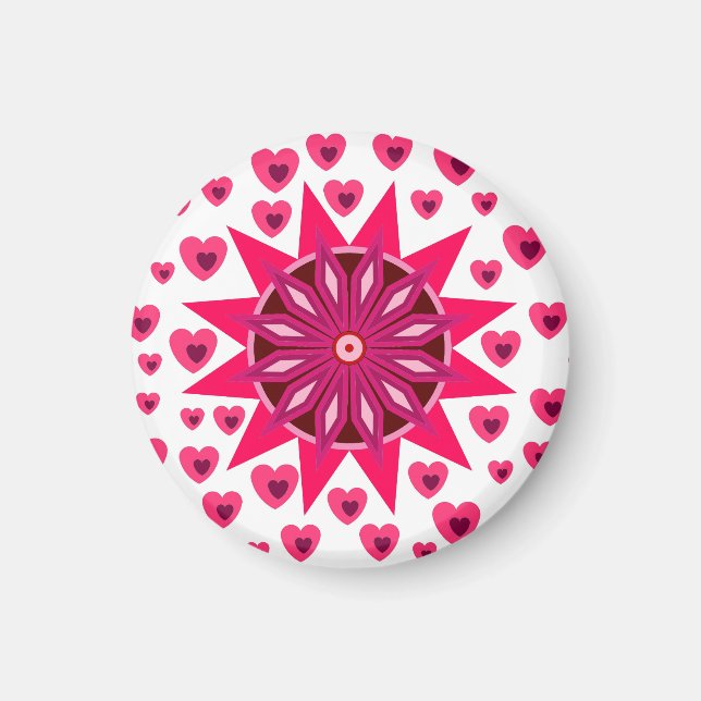 IMÁN LOVE VALENTINE, REGALO DE FIESTA DE CUMPLEAÑOS CON (Frente)