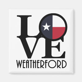 Imán LOVE Weatherford Texas