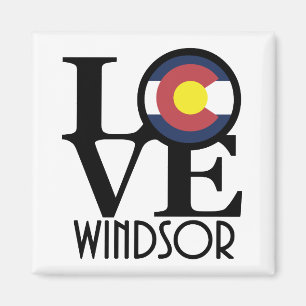 Imán LOVE Windsor Colorado