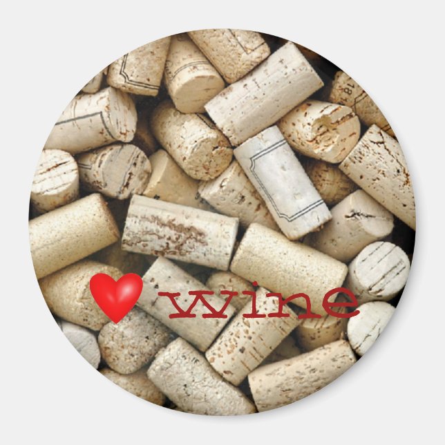 Imán Love Wine Corks (Frente)