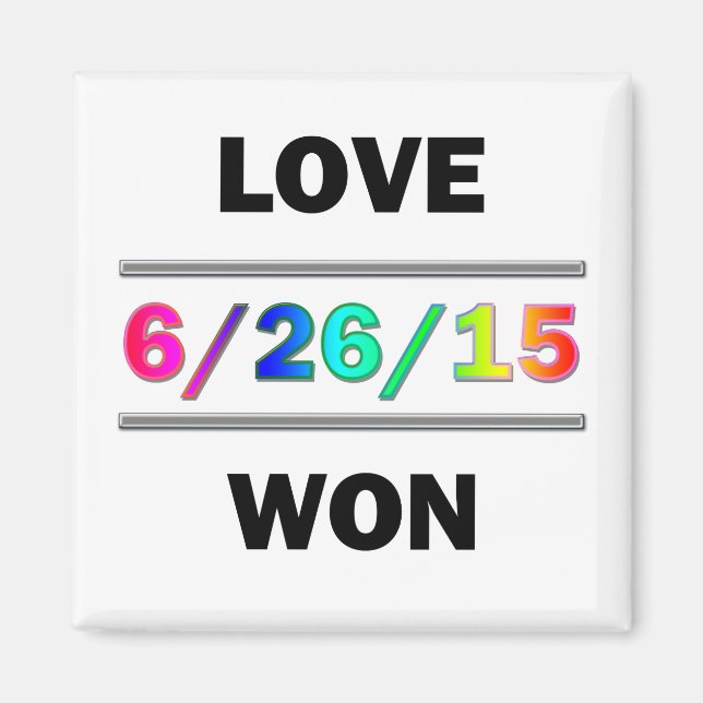 Imán Love Won (Frente)