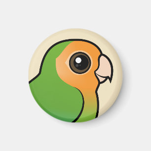 Imán Lovebird Melocotón-hecho frente Naranja-hecho