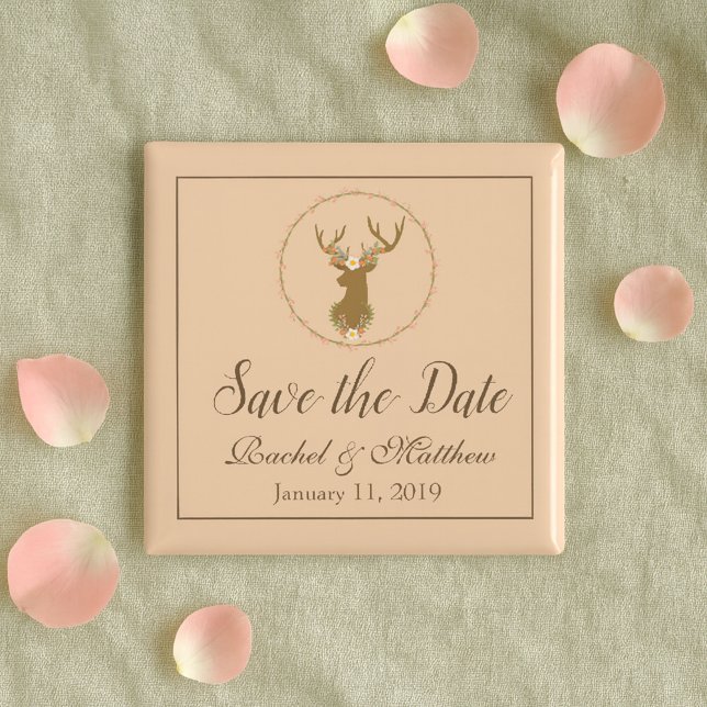 Imán Lovely Deer Save the Date (Subido por el creador)
