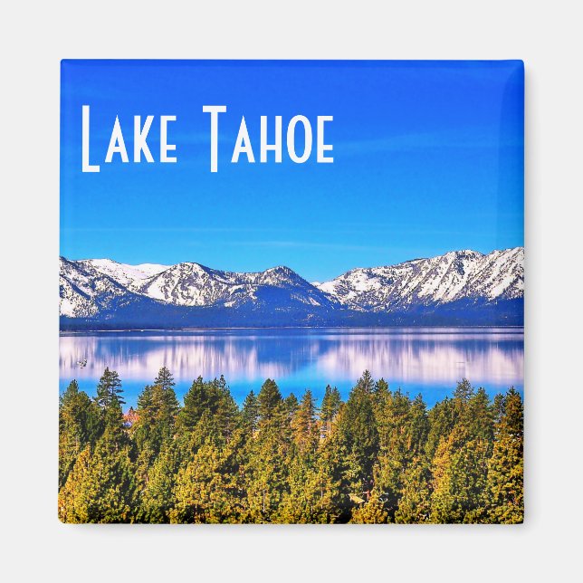 Imán Lovely Lake Tahoe Magnet (Frente)