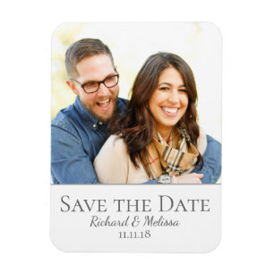 Imán Lovely Save the Date Photo