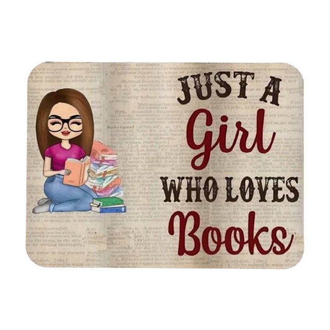 Imán Lover de libros (Horizontal)