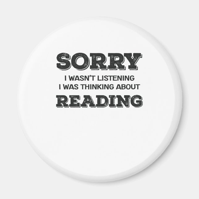Imán Lover del libro Lo siento no estaba escuchando de  (Frente)