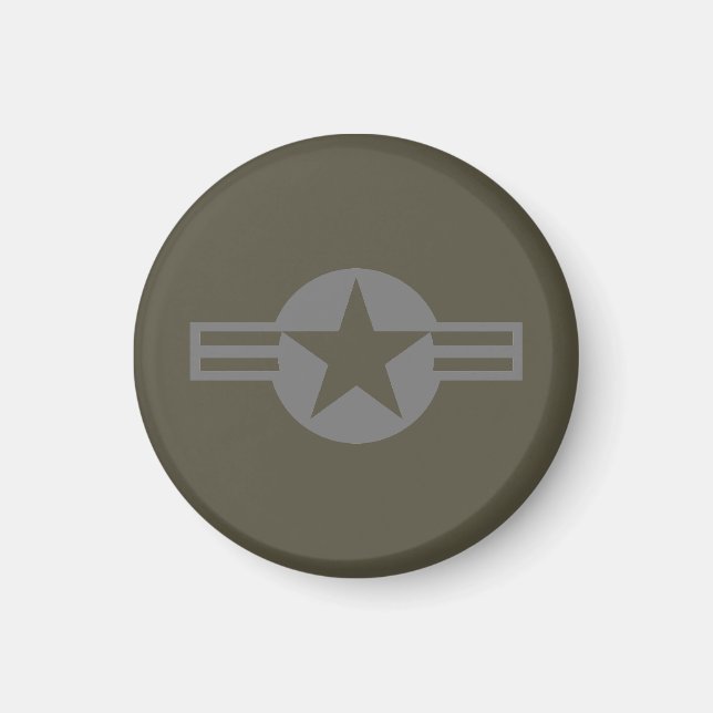 Imán Low Visibility Grey Roundel of the US Air Forces (Frente)