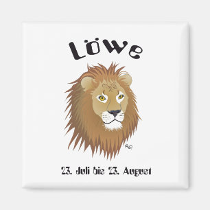 Imán Löwe Sternzeichen Magnet