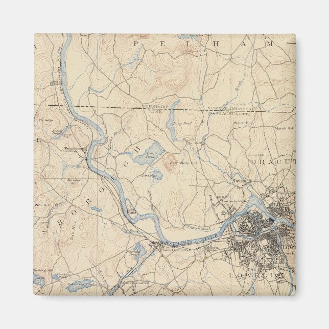 Imán Lowell, Massachusetts (Frente)