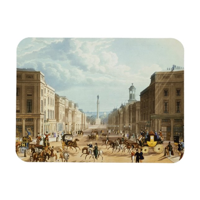 Imán Lower Regent Street, pub. de Ackermann, c.1835 (co (Horizontal)