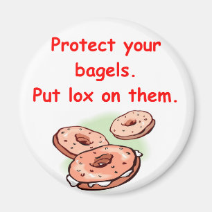Imán lox y panecillos