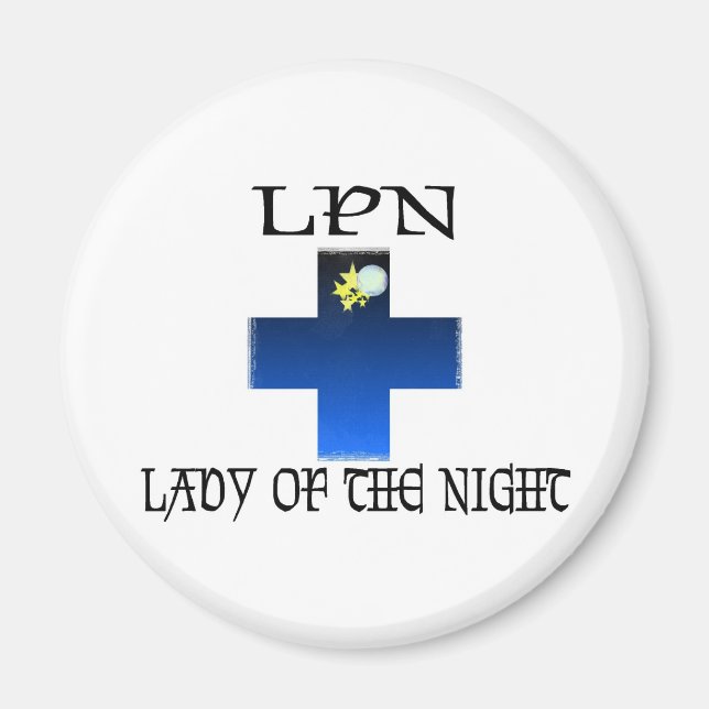 Imán LPN-Lady de la noche (Frente)