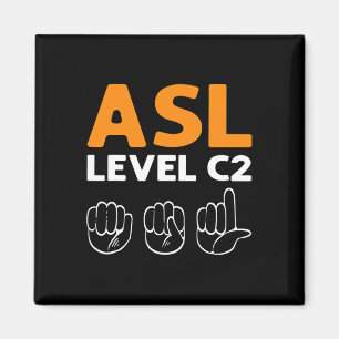 Imán LSE - Nivel C2. Signo de Conciencia de LSE Lenguaj