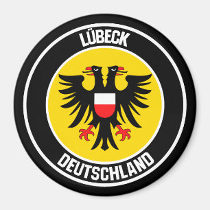 Imán Lübeck Round Emblem