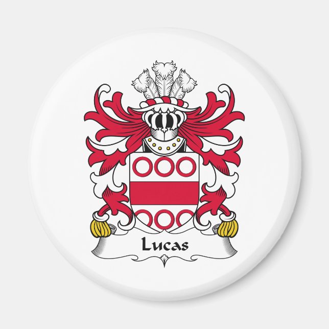 Imán Lucas Family Crest (Frente)