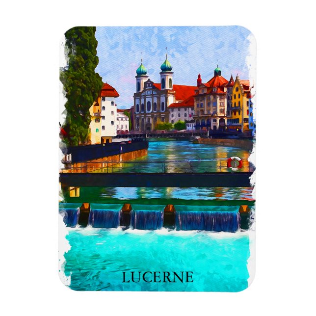 Imán Lucerna Suiza Europa suiza (Vertical)