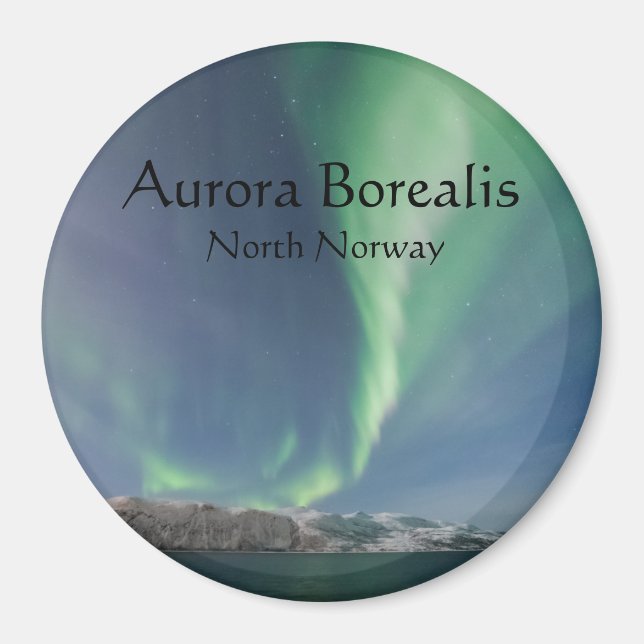 Imán Luces boreales de Noruega (Frente)