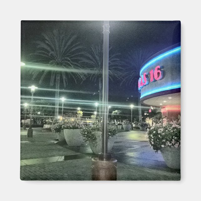 Imán Luces brillantes del cine de noche (Frente)
