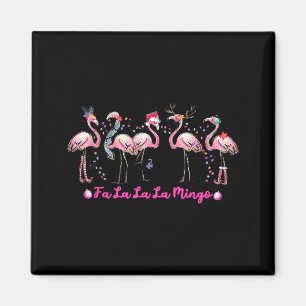 Imán Luces de árbol de Navidad Fa La La Mingo Flamingo 