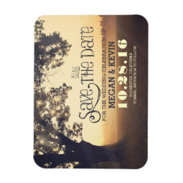 Imán Luces de cadena de árbol encantadas por la noche G