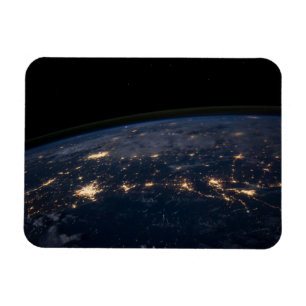 Imán Luces De La Ciudad Del Sur De Estados Unidos.