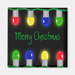 Imán Luces de las Felices Navidad
