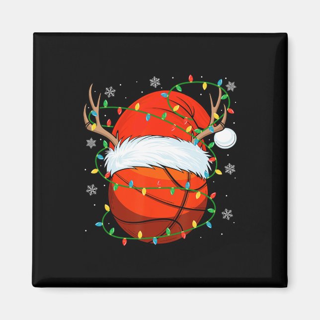 Imán Luces de Navidad de Santa Sketll Ll Navidad Sketll (Frente)