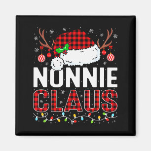 Imán Luces de Navidad Nonnie Claus Familia Pareo Navida