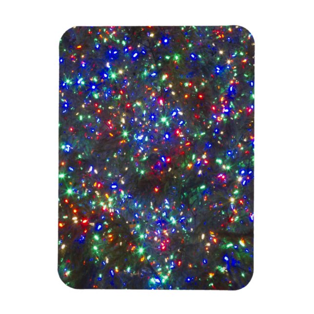 Imán Luces de Navidad, Portland, Oregon (Vertical)