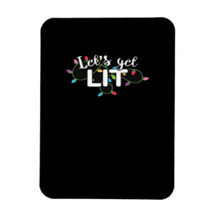 Imán Luces de navidades Vamos a conseguir un regalo lig