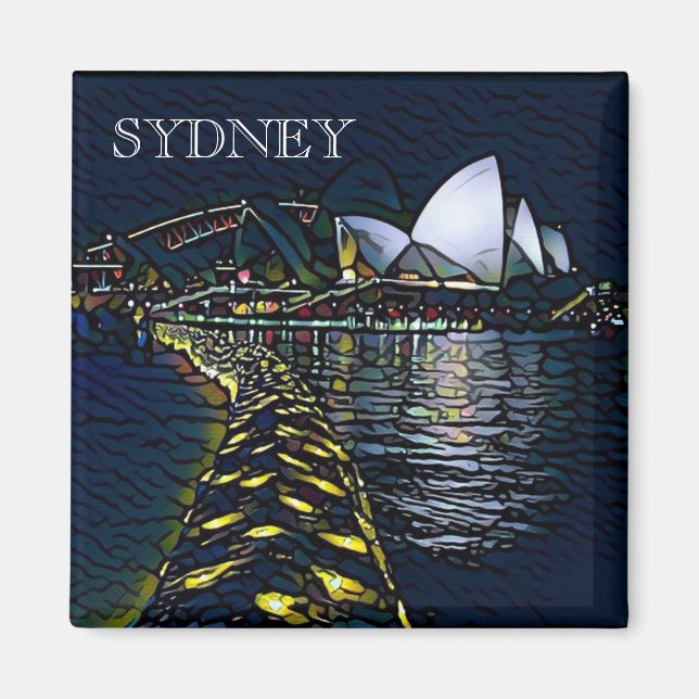 Imán luces de ópera (Frente)