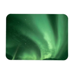 Imán Luces del norte, Aurora boreal, sobre estribacione