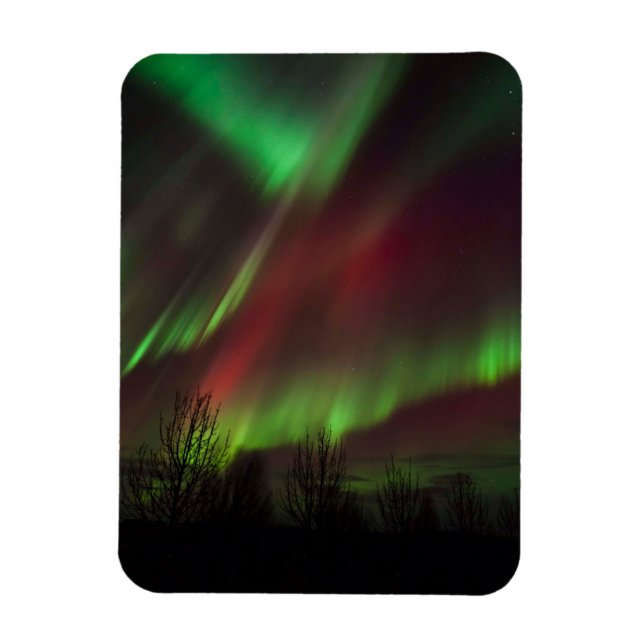 Imán Luces del Norte | Escandinavia, Islandia (Vertical)