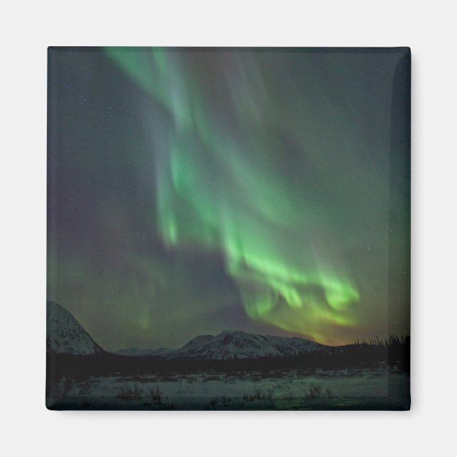 Imán Luces del Norte | Whitehorse, Yukón (Frente)