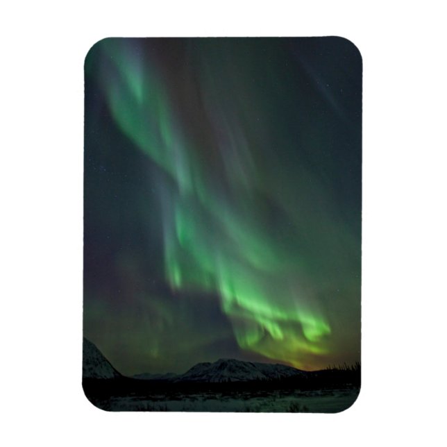 Imán Luces del Norte | Whitehorse, Yukón (Vertical)